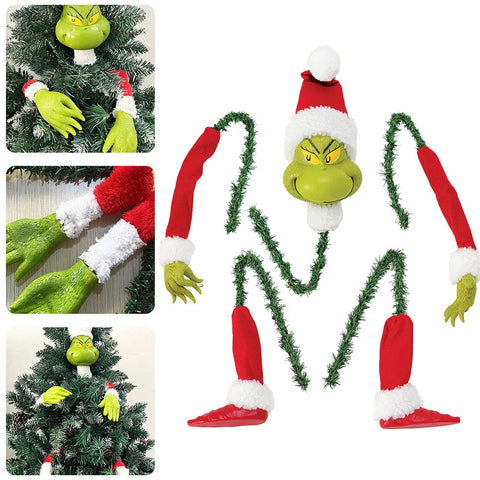 Grinch Weihnachtsdekoration Puppe - Für Kreativen Festlichen Spaß