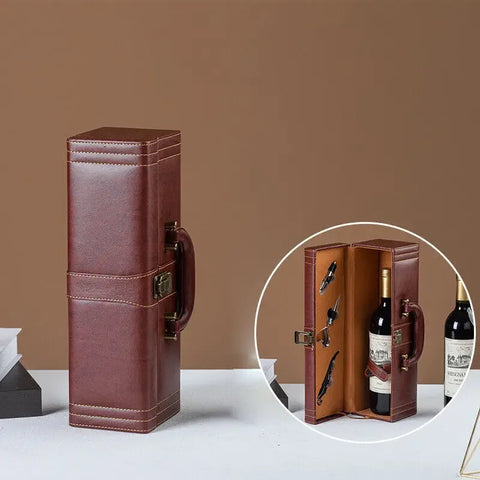 Luxe Weinbox - Stilvolle Aufbewahrung für Wein und Zubehör