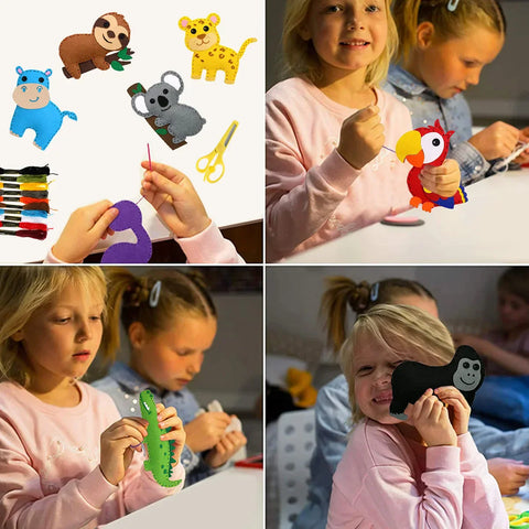 Fröhliches Nähpaket - Kreativität und Spaß für Kinder