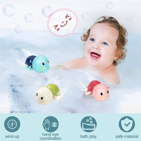 Schwimmfreund Schildkröte - Perfekter Spielkamerad für die Badewanne