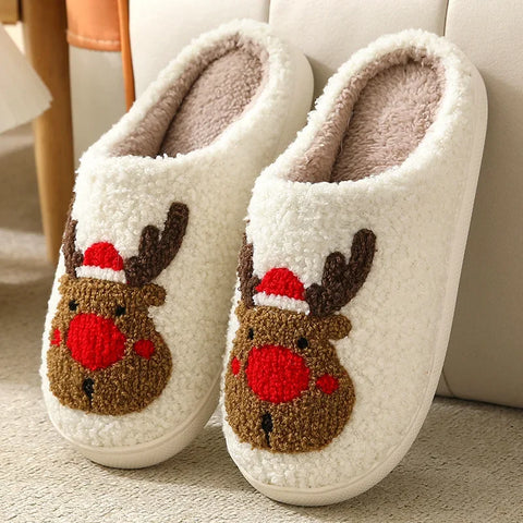 Rentier Kuschelpantoffeln – Für Warme Füße und Eine Festliche Stimmung