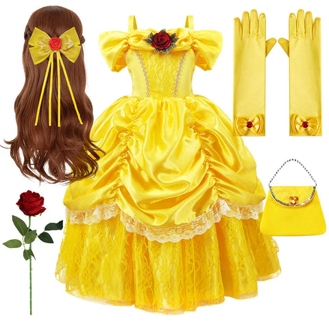 Luna Prinzessinnenkleid für Kinder – Verzauberndes und Elegantes Cosplay-Outfit