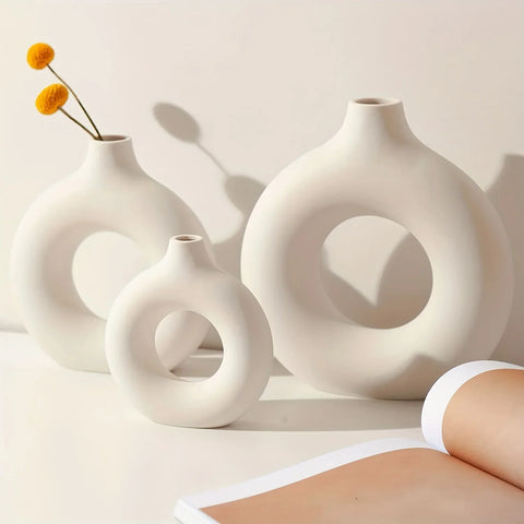 Organische Vasen Set - Rustikal und Modern