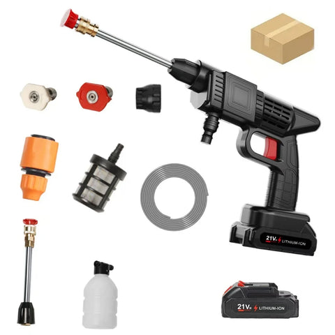 PowerWash Kabelloses Auto-Waschpistole – Kraftvoll und Handlich