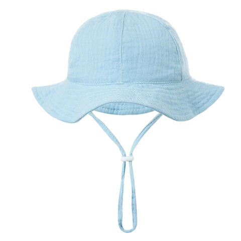 Weicher Baby Sonnenhut mit Breiter Krempe - Atmungsaktiv und Bequem für den Sommer