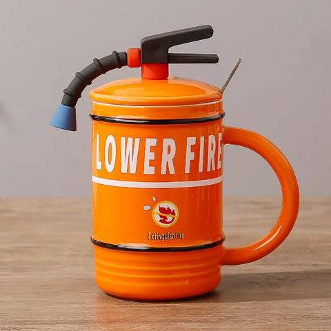 Kreative Feuerlöscher Tasse - Einzigartig und Praktisch für Zuhause oder im Büro