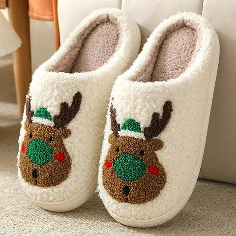 Rentier Kuschelpantoffeln – Für Warme Füße und Eine Festliche Stimmung