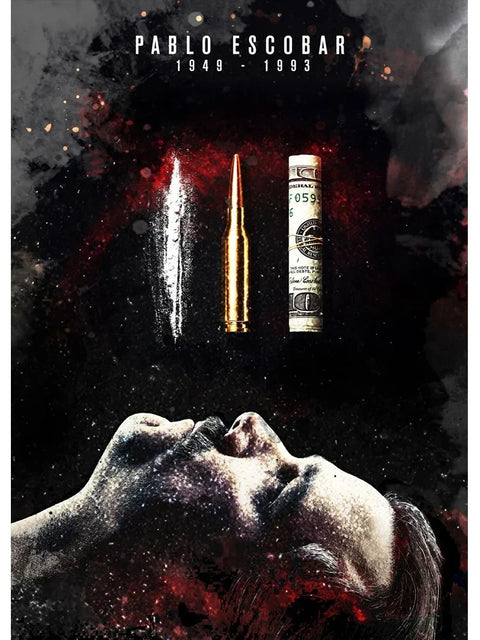 Pablo Escobar Gemälde - Ikonische Kunst für Zuhause