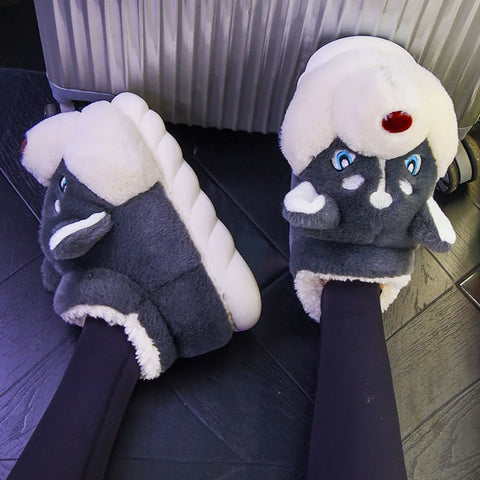 Husky Kuschelschuhe – Für Wärme und Freude zu Hause