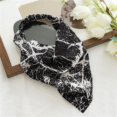 2022 Sommer Vintage Blumen Bandana – Stilvolle Haaraccessoires für Frauen und Mädchen