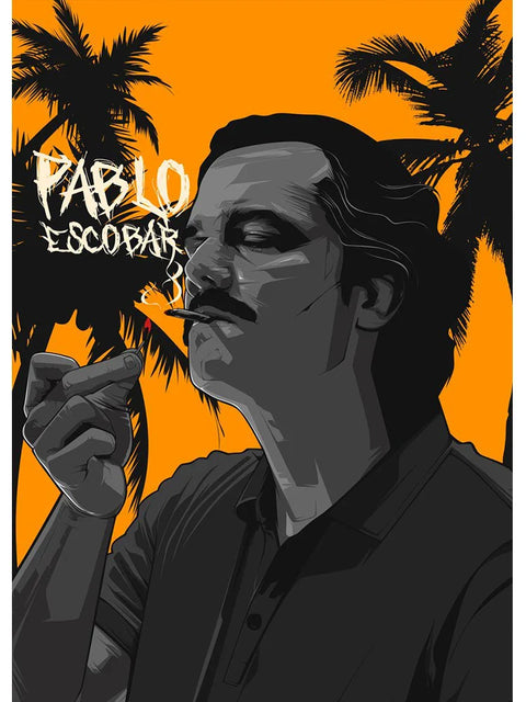 Pablo Escobar Gemälde - Ikonische Kunst für Zuhause