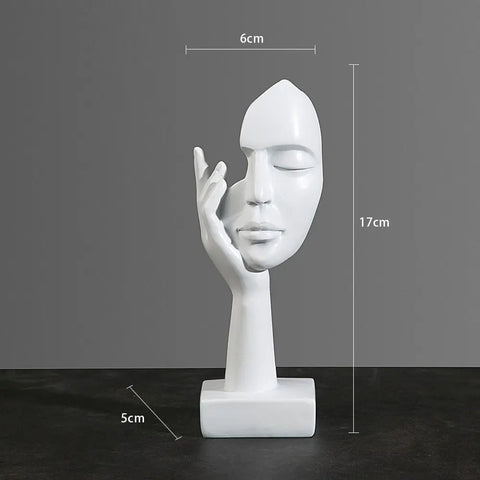 Abstrakte Gesichts-Skulpturen - Einzigartig und Modern