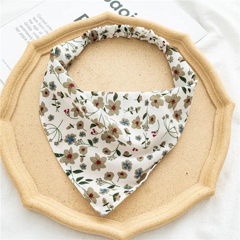 2022 Sommer Vintage Blumen Bandana – Stilvolle Haaraccessoires für Frauen und Mädchen