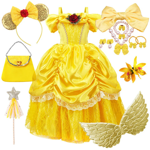 Luna Prinzessinnenkleid für Kinder – Verzauberndes und Elegantes Cosplay-Outfit