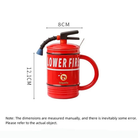Kreative Feuerlöscher Tasse - Einzigartig und Praktisch für Zuhause oder im Büro
