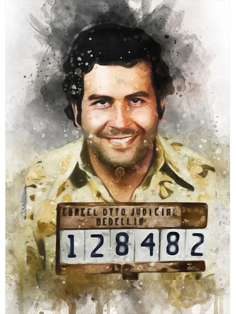 Pablo Escobar Gemälde - Ikonische Kunst für Zuhause