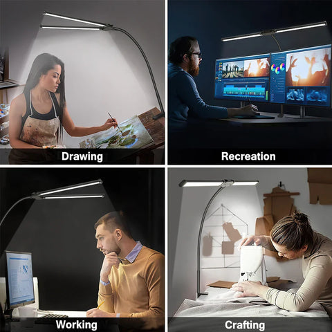 Slimme Schreibtischlampe - Flexible Beleuchtung für Zuhause und Büro