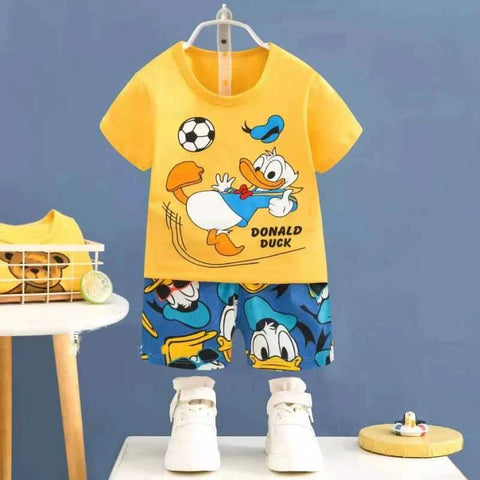 Zomerset für Kinder – Cartoon T-Shirt und Shorts mit Mickey Mouse Druck
