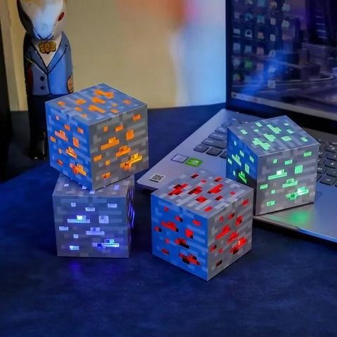 Verspielte LED Blocklampen - Kreative Beleuchtung für Gamer