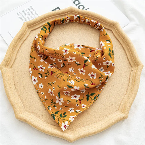 2022 Sommer Vintage Blumen Bandana – Stilvolle Haaraccessoires für Frauen und Mädchen