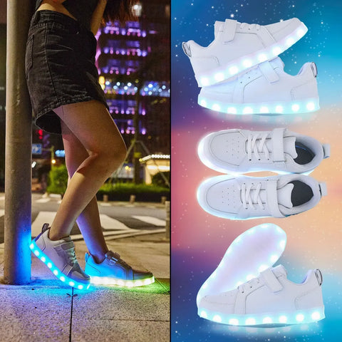 Strahlende Stapper - LED-Schuhe für Kinder, die leuchten