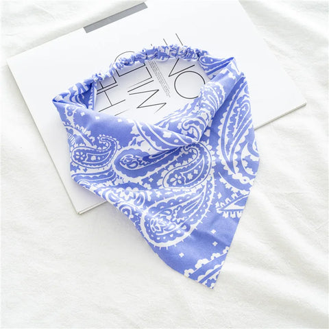 2022 Sommer Vintage Blumen Bandana – Stilvolle Haaraccessoires für Frauen und Mädchen