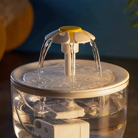 Automatischer Zirkulierender Wasserspender für Haustiere - Stilvolle und Leise Hydration