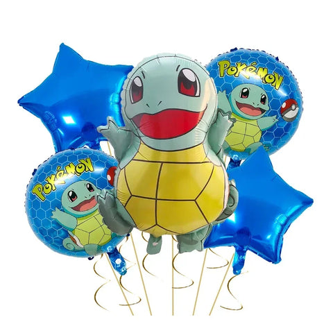 Pikachu- und Charmander-Aluminiumballons – Festdekoration für Pokémon-Fans
