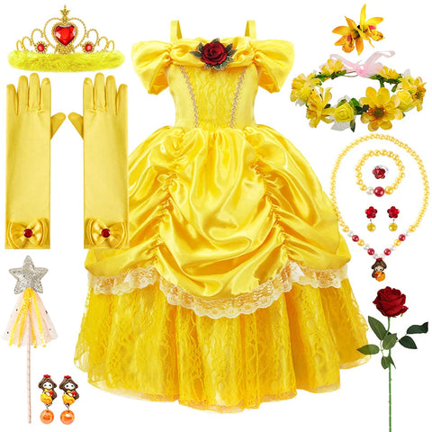Luna Prinzessinnenkleid für Kinder – Verzauberndes und Elegantes Cosplay-Outfit