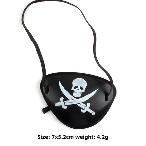 Komplettes Piratenaccessoires-Set – Mit Piratenbrille und Schwert für Kostüme