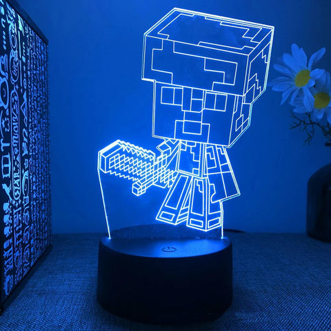 Vielfältige LED-Spielcharaktere Lampe - Verspielt Beleuchtung für Gamer