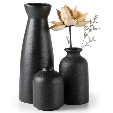 Minimalistische Keramische Vasen Set - Zeitlos und Elegant