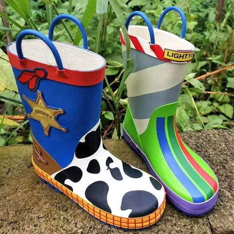 Kinderfreundliche Toy Story Gummistiefel mit Rutschfester Sohle - Bequem und Wasserdicht