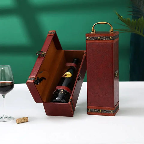 Luxe Weinbox - Stilvolle Aufbewahrung für Wein und Zubehör