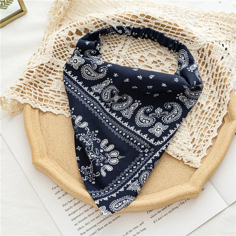 2022 Sommer Vintage Blumen Bandana – Stilvolle Haaraccessoires für Frauen und Mädchen