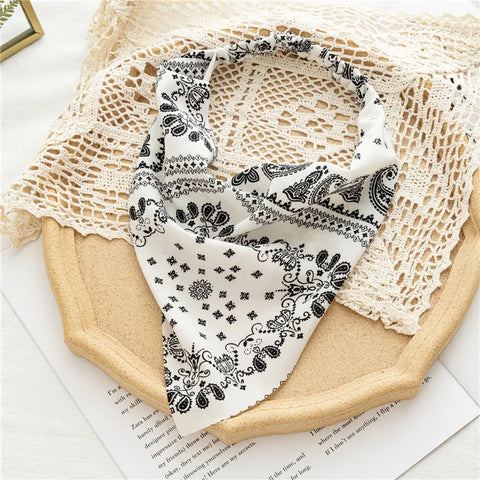 2022 Sommer Vintage Blumen Bandana – Stilvolle Haaraccessoires für Frauen und Mädchen