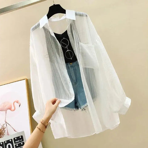 Luftige Sommer Chiffonbluse – Elegantes Top für lässige Outfits