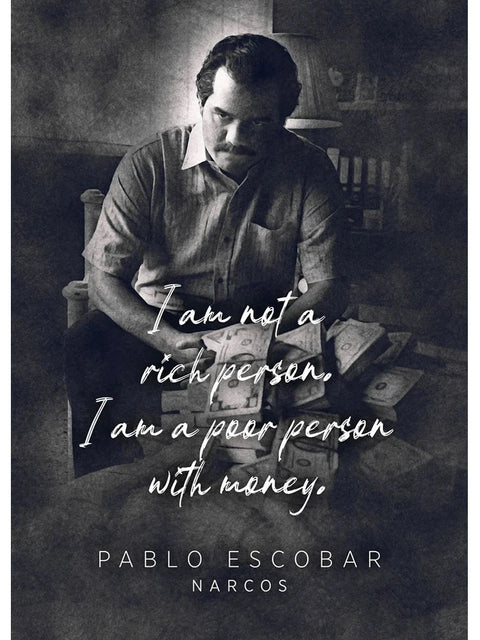 Pablo Escobar Gemälde - Ikonische Kunst für Zuhause