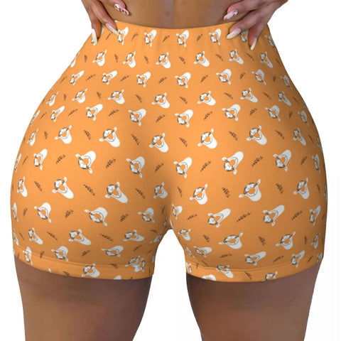 Tigger-Druck Yoga- und Sportshorts für Frauen – Komfortabel und Stilvoll für Aktive Tage