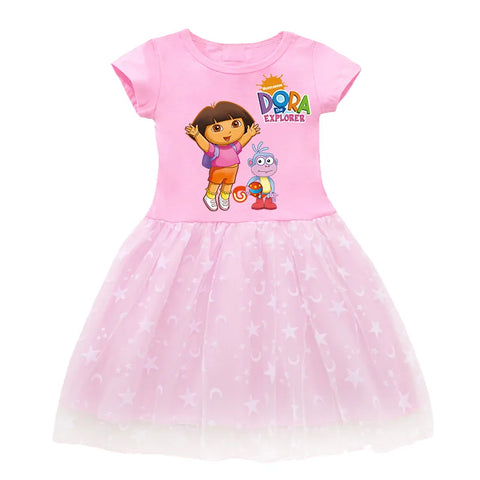 Dora die Entdeckerin Kleid – Perfekt für Partys, Geburtstage und Kostüme