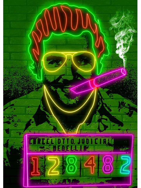 Pablo Escobar Gemälde - Ikonische Kunst für Zuhause