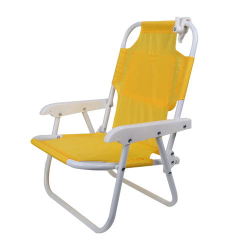 Zusammenklappbarer Strandstuhl mit Sonnenschirm für Kinder