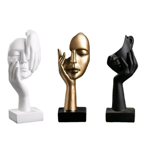 Abstrakte Gesichts-Skulpturen - Einzigartig und Modern