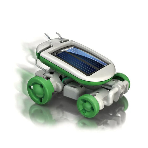 6-in-1 Solarenergie-Roboter-Kit – Bauen und Lernen mit Segelboot, Windmühle, Auto und mehr