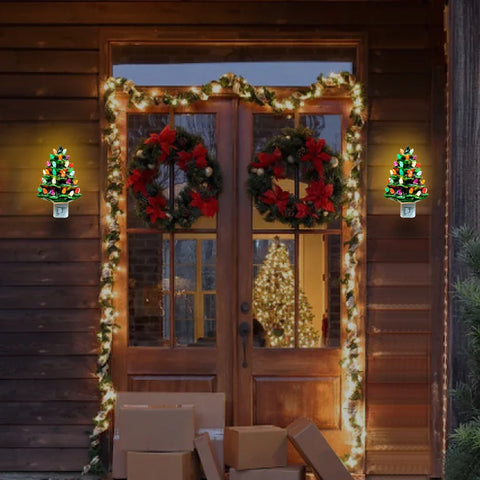 Keramischer Weihnachtsbaum Nachtlicht - Festliche Dekoration für Ihr Zuhause