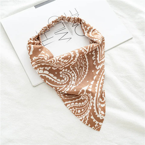 2022 Sommer Vintage Blumen Bandana – Stilvolle Haaraccessoires für Frauen und Mädchen
