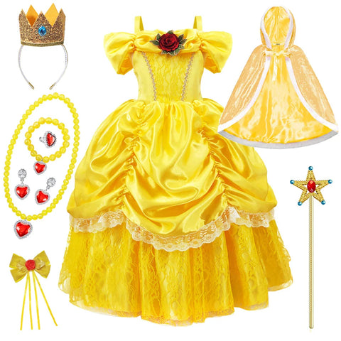 Luna Prinzessinnenkleid für Kinder – Verzauberndes und Elegantes Cosplay-Outfit