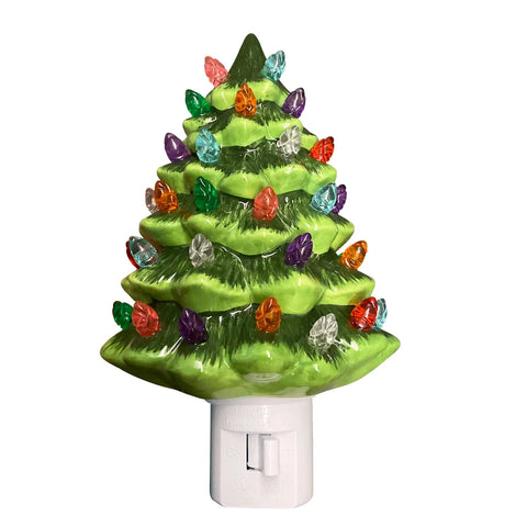 Keramischer Weihnachtsbaum Nachtlicht - Festliche Dekoration für Ihr Zuhause