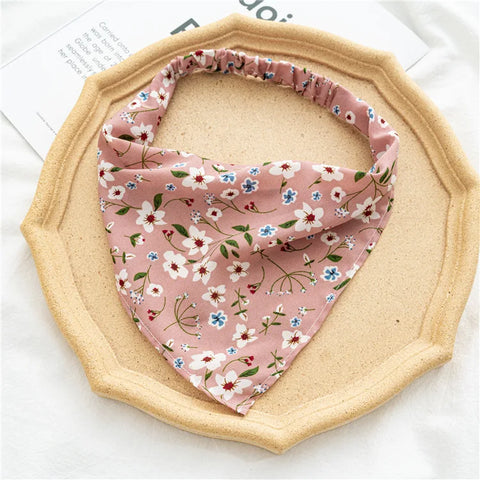 2022 Sommer Vintage Blumen Bandana – Stilvolle Haaraccessoires für Frauen und Mädchen