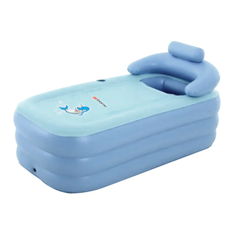 Aufblasbare Babybadewanne mit Kissenstütze – Bequemes und sicheres Schwimmbad für Babys
